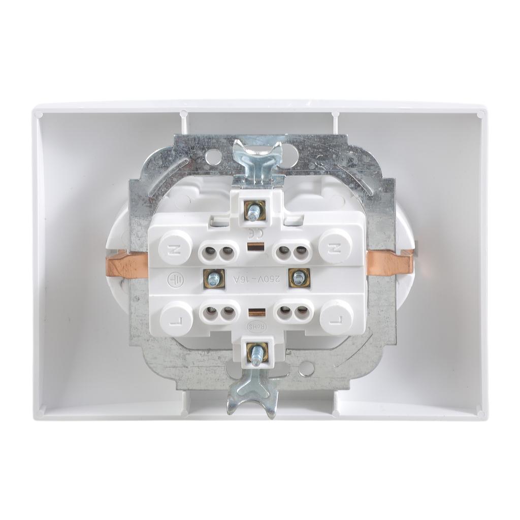 Strong 220-265V Double ground Wall Plugs designs for Best Performances & greatest Safety in Your Modern Livings