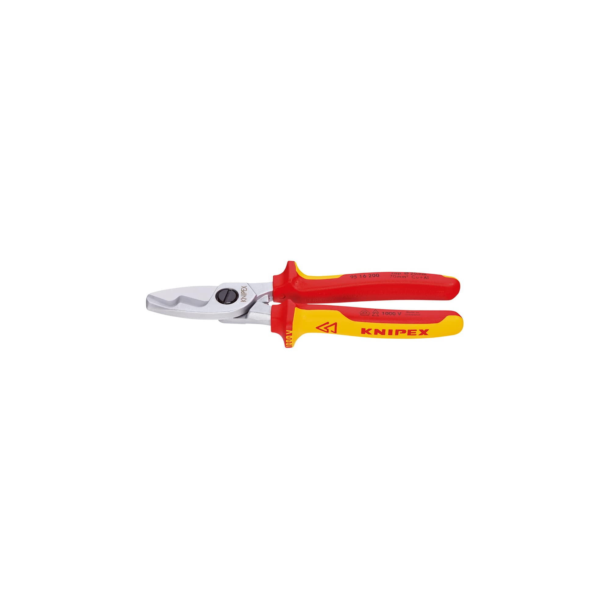 

KNIPEX Insulated Cable 1000V Cutter, (SB) 9516-200