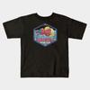 Boys Girls Soft Cotton Graphic Tees Pascal'S Diving Club Breathable Daily School Wear Kids T-Shirts