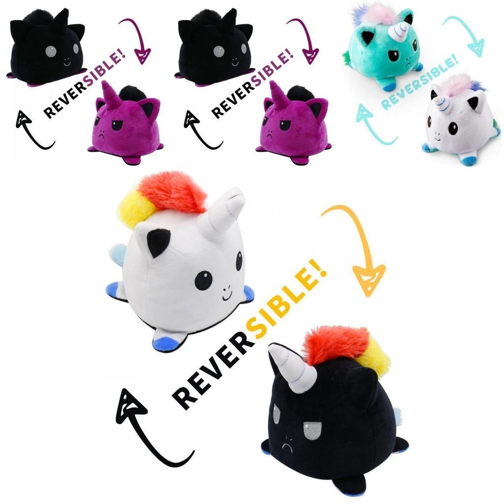 Adorable Reversible Flip Unicorn Plush Stuffed Toy Soft Animal Ideal For Kids