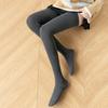 1 Pair 80cm Japanese Style Solid Color High Elasticity Non-slip Silicone Thigh Stockings Autumn Winter Women Over Knee Socks
