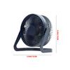 2025 USB Mini Desk Fan 5Inch Portable Super Quiet 180°Rotation Personal Cooling for Office Home Travel