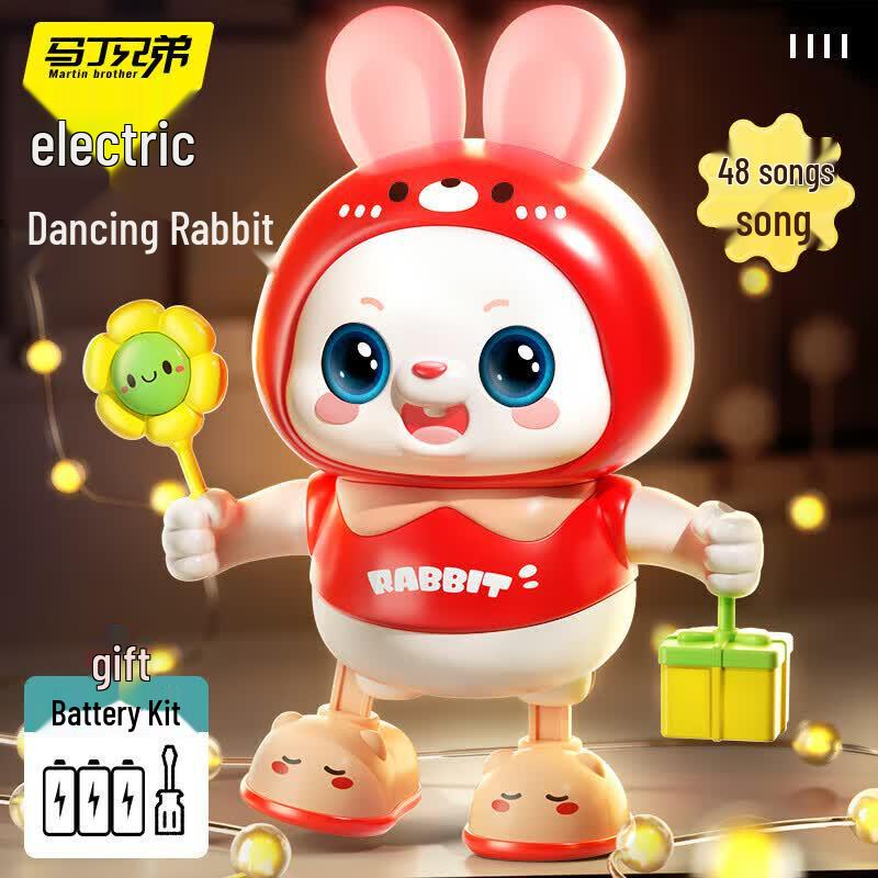 Martin Brothers Electric Dancing & Singing Rabbit Baby Toy красный