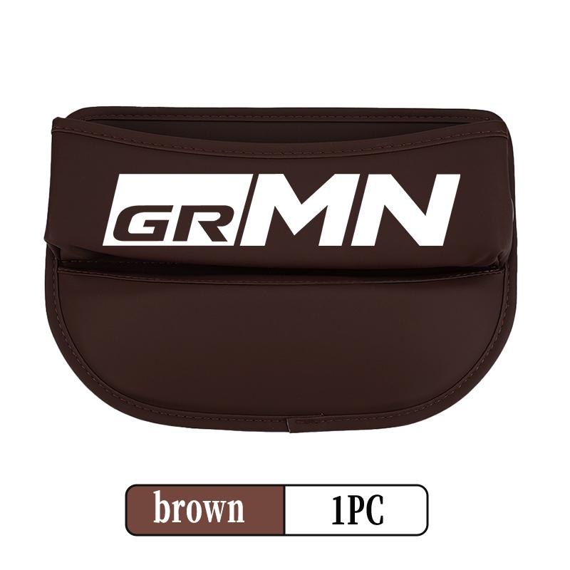 For Toyota Car Seat Organizer Leather Crevice Storage Box Auto Accessories GR MN Corolla Yaris Aygo Prius RAV4 Crown CHR Camry