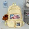 Schoolbag Japanese ins schoolbag large capacity high value fashion versatile transparent pain bag junior high school high school student backpack