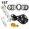 MUQZI Fahrradkassetten-Umrüstsatz 12t-22t Single Speed Kassettenritzel und Kettenspanner für MTB Rennrad