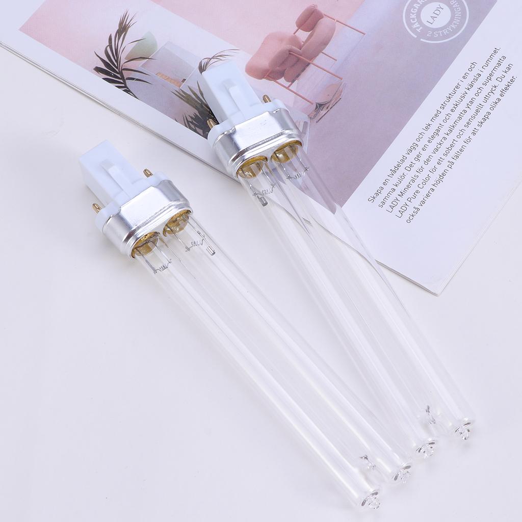 2pcs 11W Lamps UV Light Bulbs for Fish Tank (G23 Lamp Base) Uv Sterilizer Uv Lamp