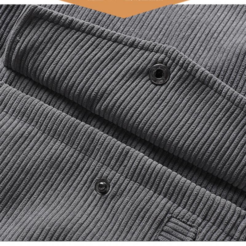 Herrars Nya Höst- och Vinter Casual Fleece Varm Plus Sammet Kavaj Utomhus Lös Casual Jacka För Män