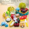 Children Toys Cutting Fruits and Vegetables Set for Kids Pretend Play Simulation Kitchen Toy Montessori Baby Toys for Girls Boys
