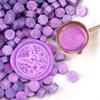 Pearlescent Iridescent Sealing Wax Stamp Set with Octagonal Wax Granules