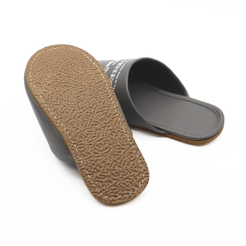 Okamura Free Size Slippers, Gray,