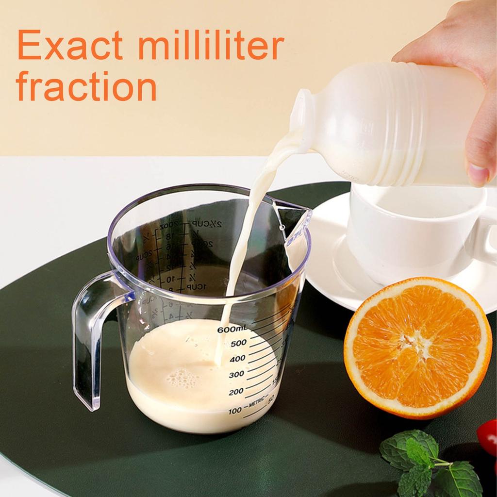 Measuring Cup Transparent With Scale Large-Capacity Baking Scale Cup Milk Tea Measuring Tool