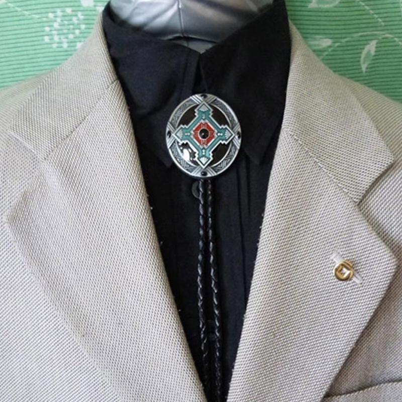 Western Cowboy Bolo Tie Totem Necktie  Lariat Necklace Costume Accessory Bolo Tie Western