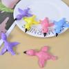 Katapultstart Flamingo Spaß und knifflige Schleuder Übung Flamingo Elastische fliegende Finger Vögel Klebrige Spielzeuge Dekompression