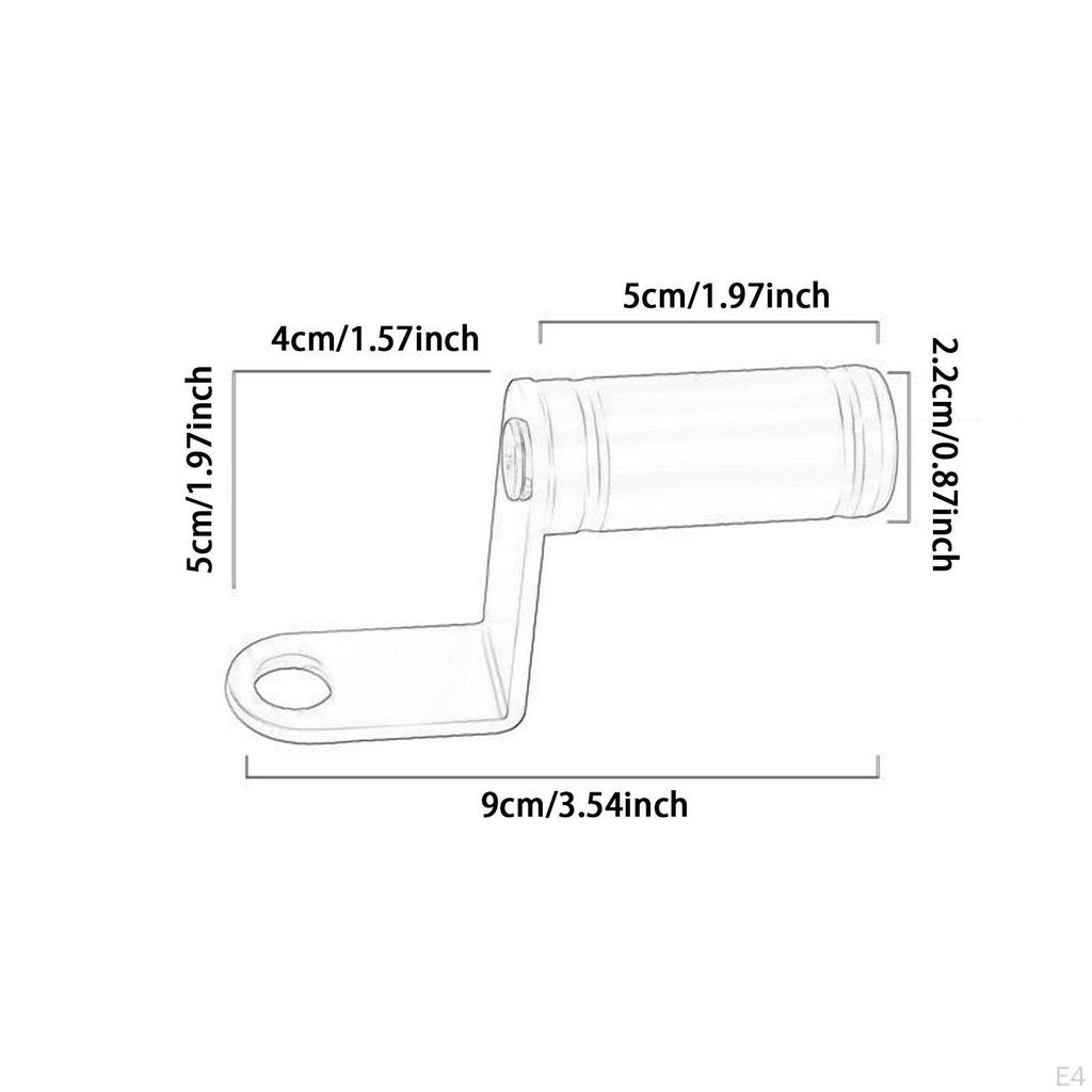 Extend Motorcycle Mirror Mount Extension Holder Bracket for Mobile Phone