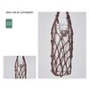 Weave Water Cup Mesh Bag Hand Woven Pouch Visible Bag  For Sport Camping Accessories