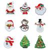 Christmas Embroidered Patches Repair Patch Self Adhesive Patch Cartoon Santa Claus Appliques For Apparel Bags Accessories