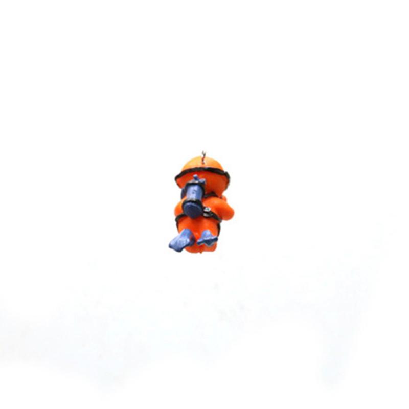 Schwimmende Taucher-Verzierung aus Kunstharz, simulierte Unterwasserwelt, für Aquarien, Landschaftsdekoration