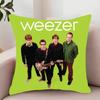 Band W-Weezer  Pillow Case Decor Protective Covers Comfortable soft for Sofa Living Room Home office