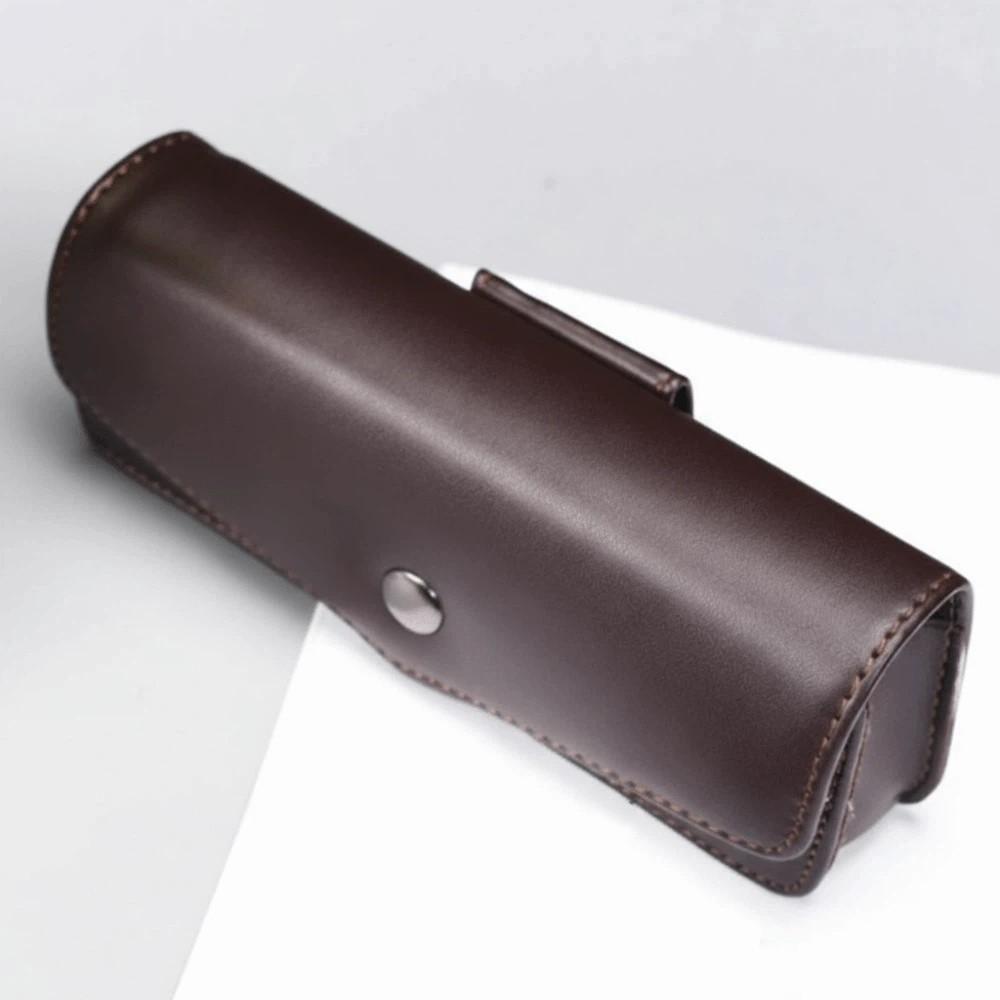Fashionable Leather Belt Wearable Carrying Cases Glasses Storage Box Phone Bags Glasses Case