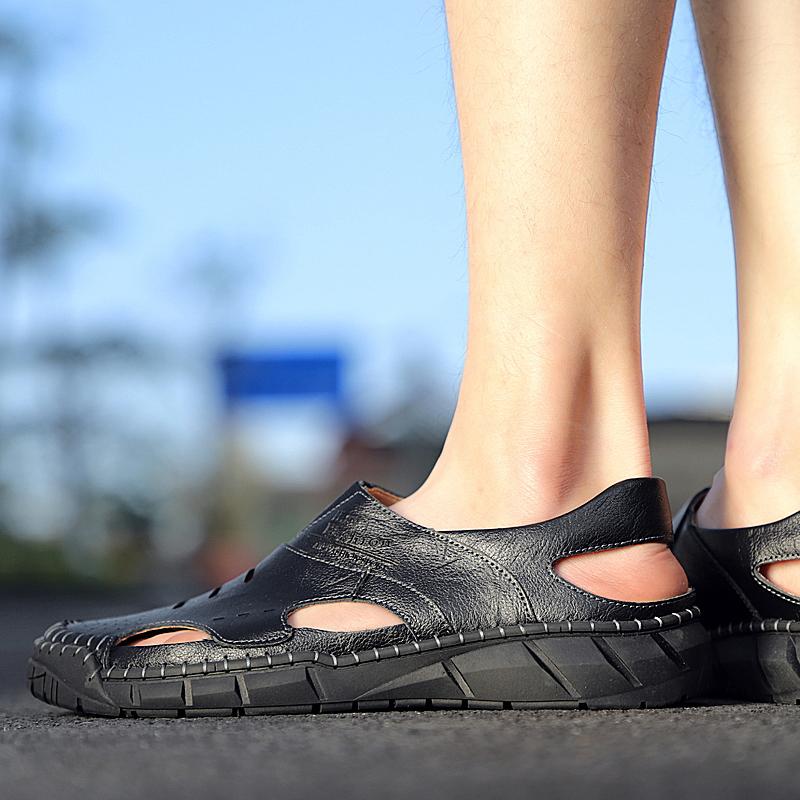 Zapatos casuales para hombre Suelas de goma Sandalias hechas a mano Zapatos  de ocio de alta calidad comprar a buen precio — entrega gratuita, reseñas  reales con fotos — Joom