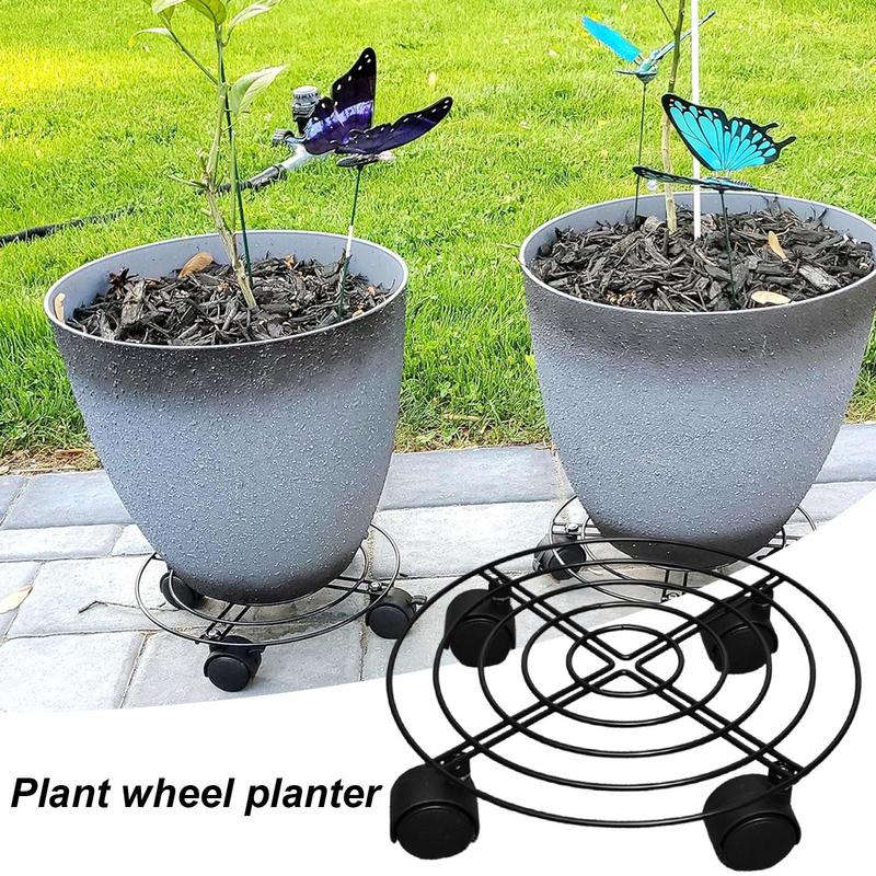 

Rolling Plant Stand Heavy Duty Round Multifunctional Pot Holder Heavy Duty Flower Cart Trolley Smooth Sliding Pot Mover For China Mainland