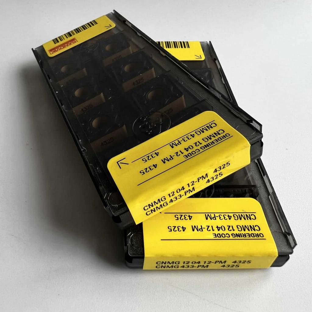 Original Sandvik / CNMG120412-PM 4325  / CNC lathe carbide blade 10 PCS