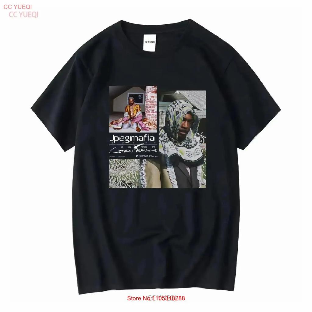 Jpegmafia All Heroes Are Cornballs Black T Shirt Sz Xl Band Music Tour Danny Brown Vintage Homme Stretched Casual Soft