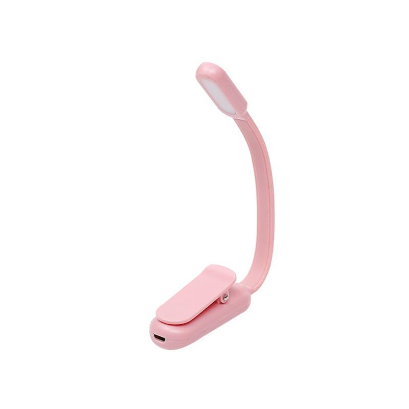 Portable Mini LED Book Night 3 Light Color Adjustable Brightness Clip-On Study Reading Lamp For Travel Bedroom Reading
