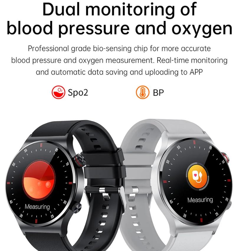 GPS EKG+PPG Bluetooth Volání Chytré hodinky Muži 2025 Sportovní náramek NFC Vodotěsné Vlastní ciferník Muži Chytré hodinky Pro IOS Android