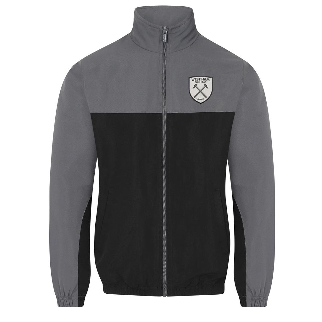 West Ham United FC Mens Crest Two Tone Tracksuit