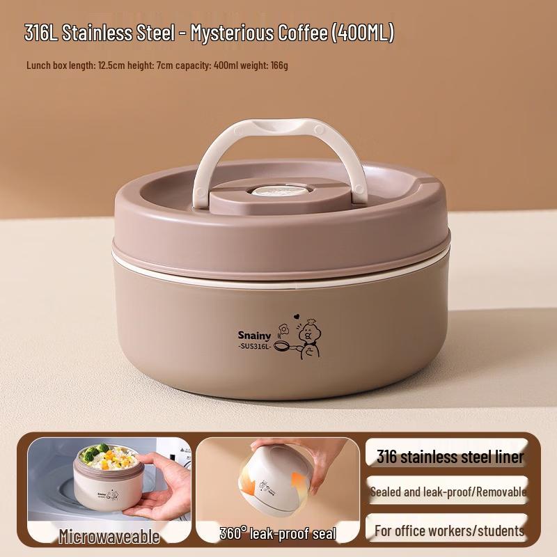 RuHan Insulated Microwaveable Lunch Box Set