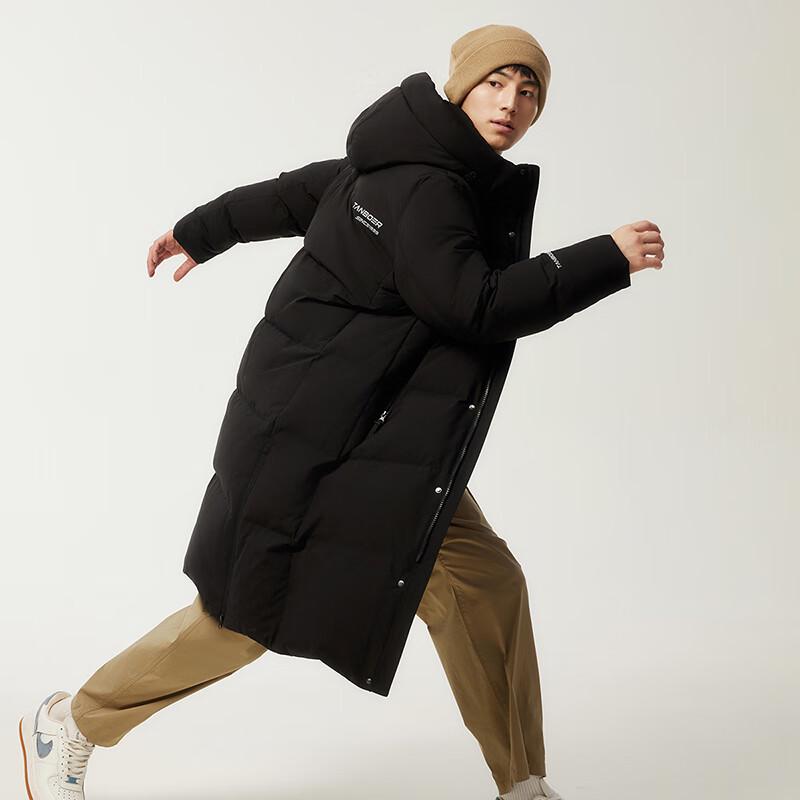 Tambur Men's Mid-Length Hooded Thick Down Jacket TAF550735D