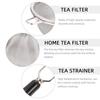 Premium Stainless Steel and Ceramic Tea Filter with Uniform Mesh Design for Home Use Ergonomic Handle Convenient Loose Tea