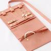 Jewelry Roll Bag High-Quality Foldable Jewelry Storage Organizer Travel Jewelry Storage Superficial Fiber For Travel Home