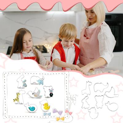 Animal Themed Baking Moulds, Flip Moulds, Great For Home Bakers 7 Piece Set