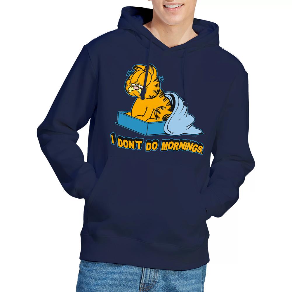 Garfield Mens I Don´t Do Mornings Hoodie