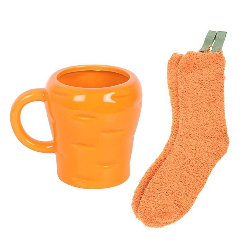 Something Different Carrot Mug and Sock Set