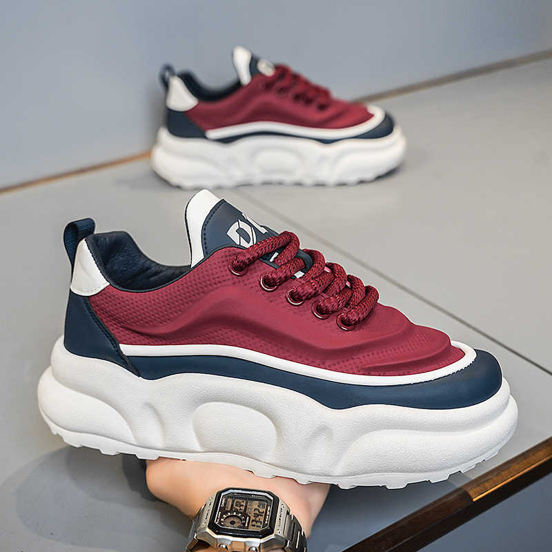 Fashion Round Nose High Sole Sneakers High Top Men Long Boots 41 For Shoes Sport Cuddly Kit Tenks Skor Funny Hypebeast Besket