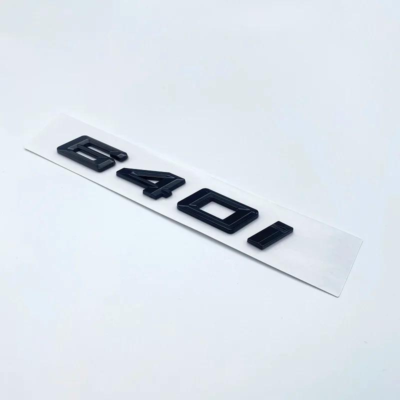 Glossy Black GT 630i 630d 640i 640d XDrive SDrive Numbers Letters Emblem for BMW GT Series E63 E64 F06 F12 F13 G32 Accessories al2
