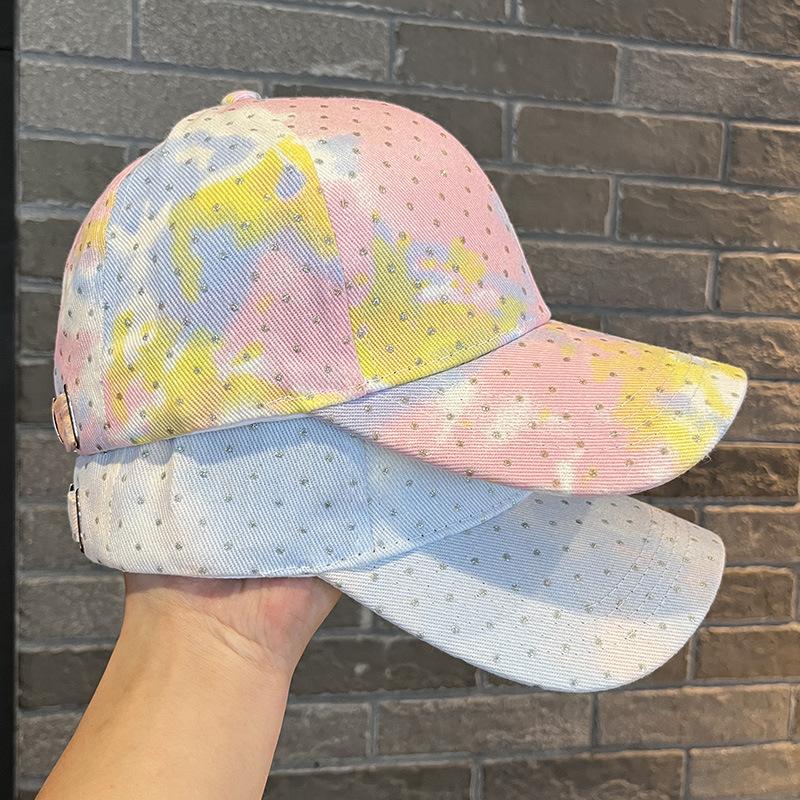 Explosive gradual change of color adjustable rear buckle breathable sun hat summer outdoor sun protection baseball hat