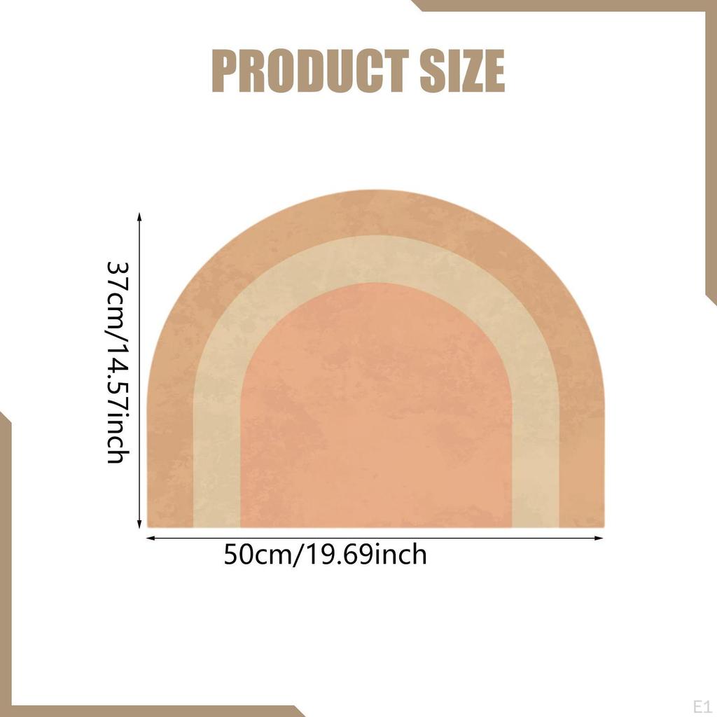 Arch Wall Decal Removable Edge Paint Stencil Geometric Art Wallpaper Sticker for Indoor