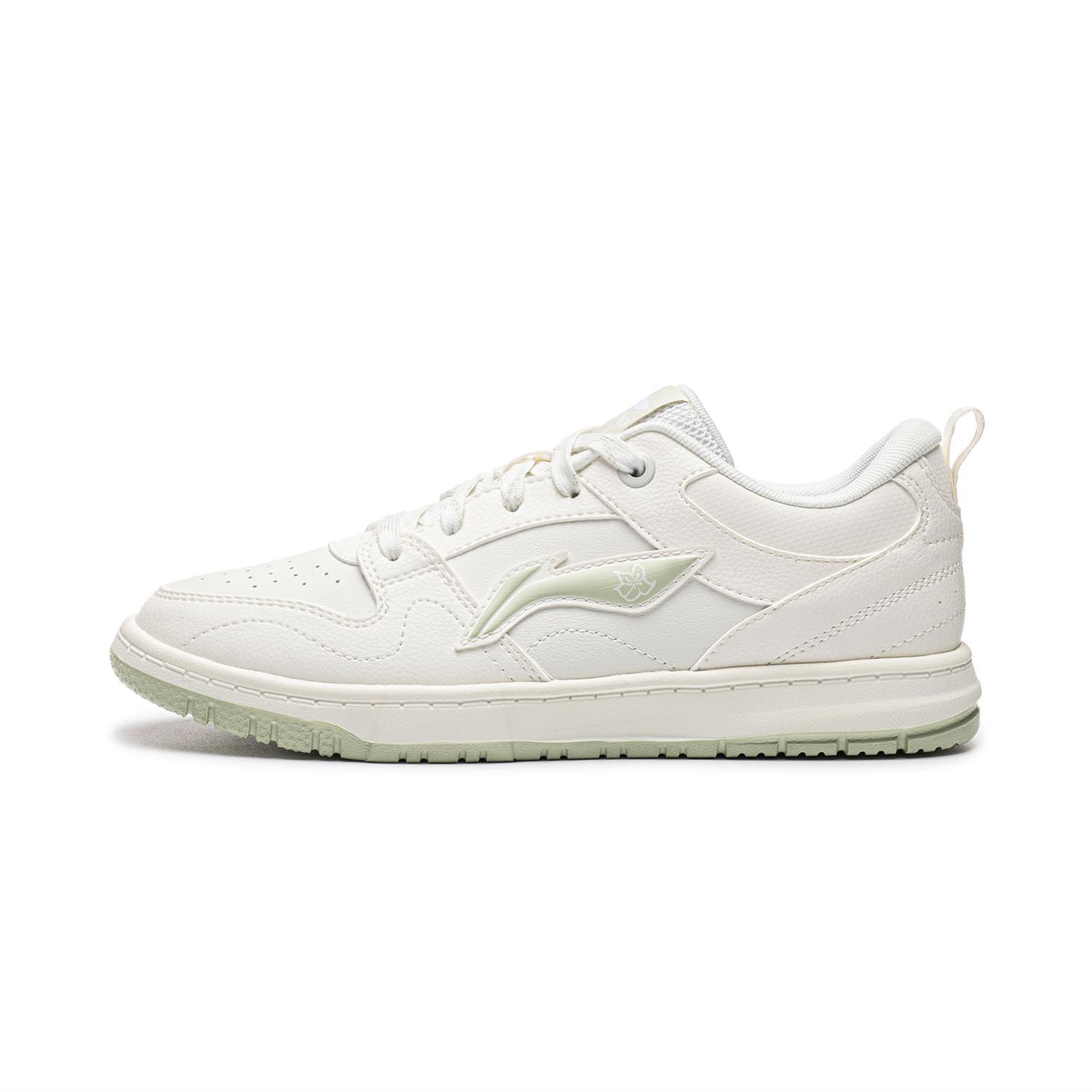 Кроссовки для скейтборда Li Ning Tianji LITE Женские Низкие Mist White/Bai Ze Green AGCW254-4 38