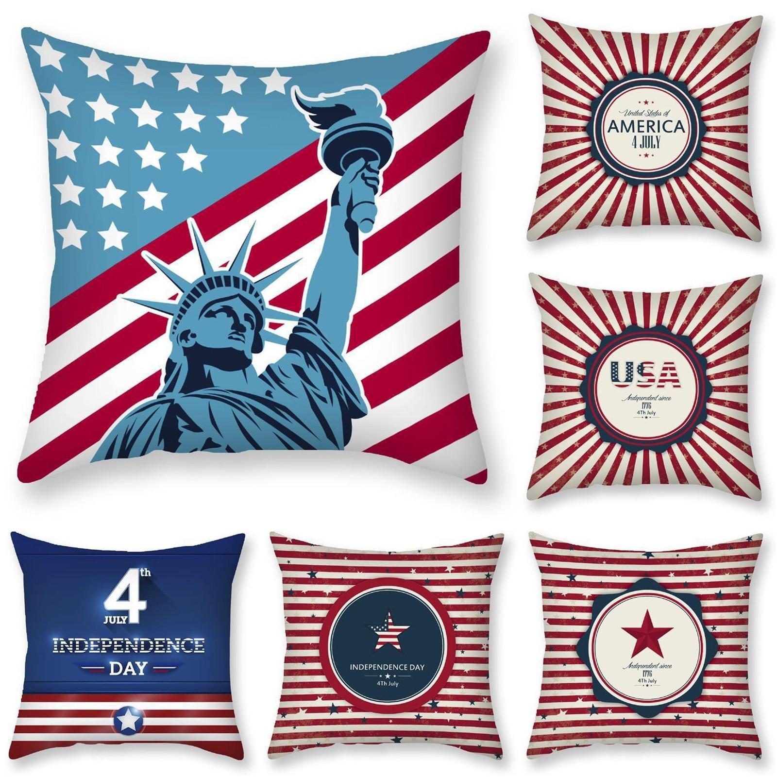 

С Днем независимости, наволочка, чехол для диванной подушки, домашний декоративный чехол