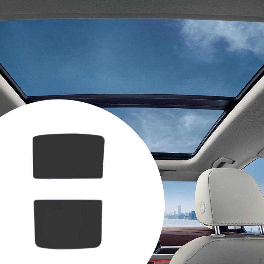 2 szt. Osłona szyberdachu samochodowego Akcesoria wewnętrzne Utrzymuj chłód Pokrowiec dla