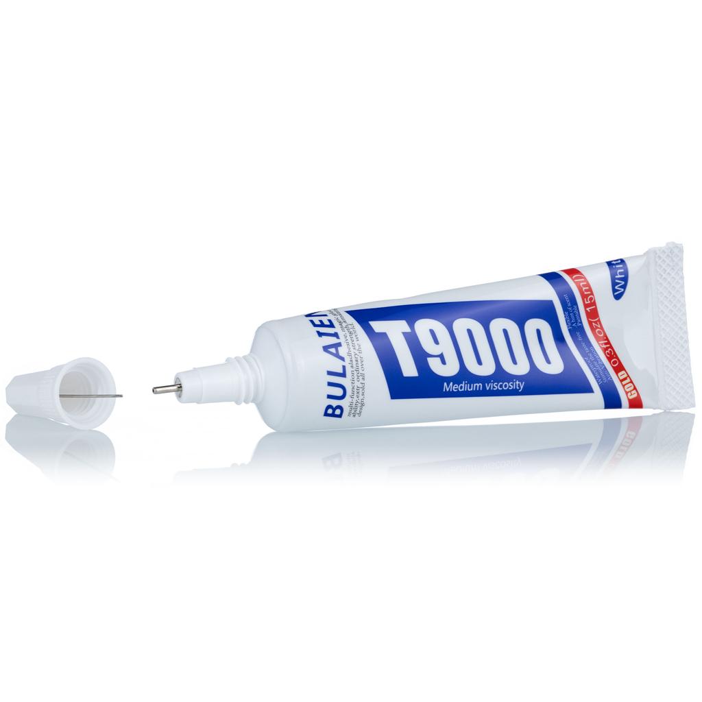 Rosfix Klej T-9000 15 ml – Wszechstronny do Łączenia Materiałów | Przejrzysty, Niska Emisja Zapachu | Trwałe i Estetyczne Wykończenia