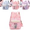 Adorable Labubu Cartoon Backpack For Kids Lightweight And Trendy Design Available In Pink Purple And Blue