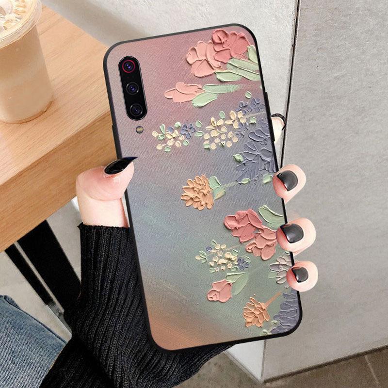 For Xiaomi Mi 9 Pro Case Stylish Silicone Soft TPU Phone Back Cover For Xiaomi Mi 9 SE 9SE Shell Mi 9Lite 9 Lite Fundas Bumper
