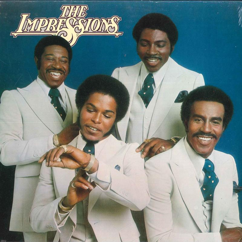 

LP Record IMPRESSIONS - It s About Time SD9912 Cotillion 1976 US Soul/Funk Used