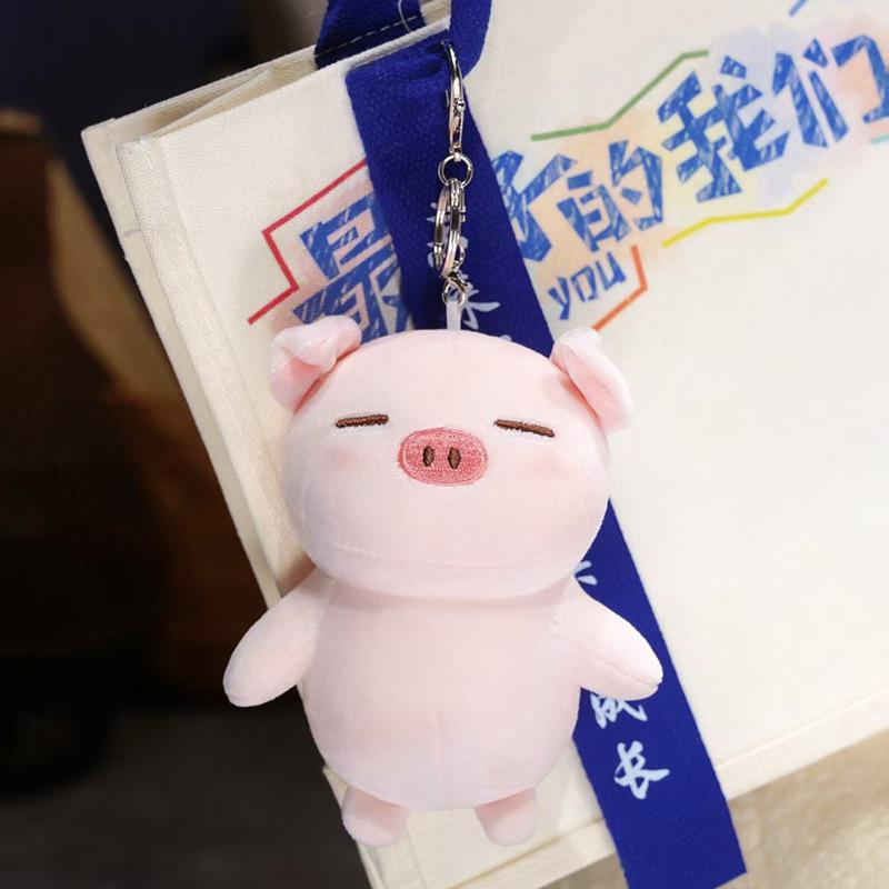 Cute Cape Pig Plush Toy Soft Stuffed Animal Doll For Kids Sleeping Companion And Girls Backpack Keychain Pendant